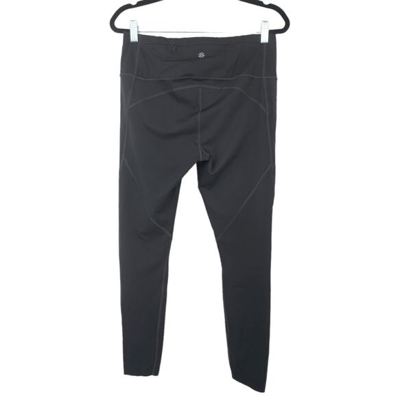 Athleta Green Cropped 7/8 Length Workout Gym Stretch Leggings Size Medium - Picture 4 of 4